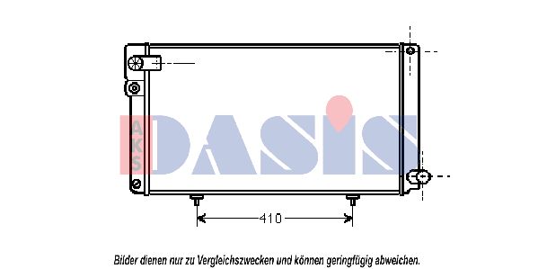 AKS DASIS Radiators, Motora dzesēšanas sistēma 161070N